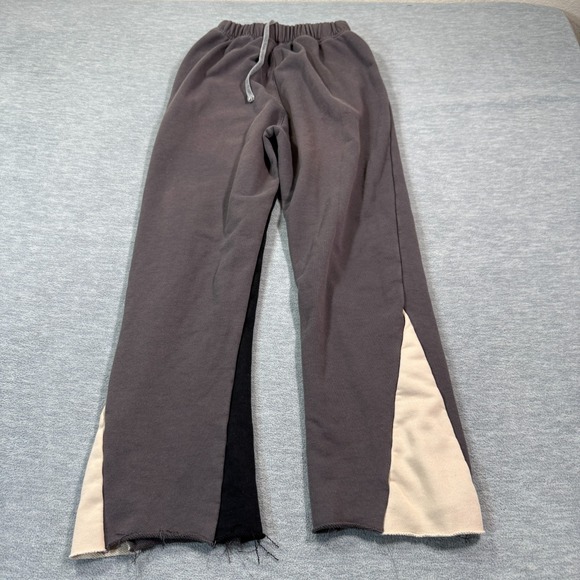 Gallery Dept Sweatpants Women Small Grey Logan Panelled Flared Cotton - Picture 9 of 11